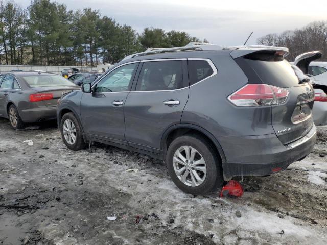 5N1AT2MV4EC857498 - 2014 NISSAN ROGUE S GRAY photo 2