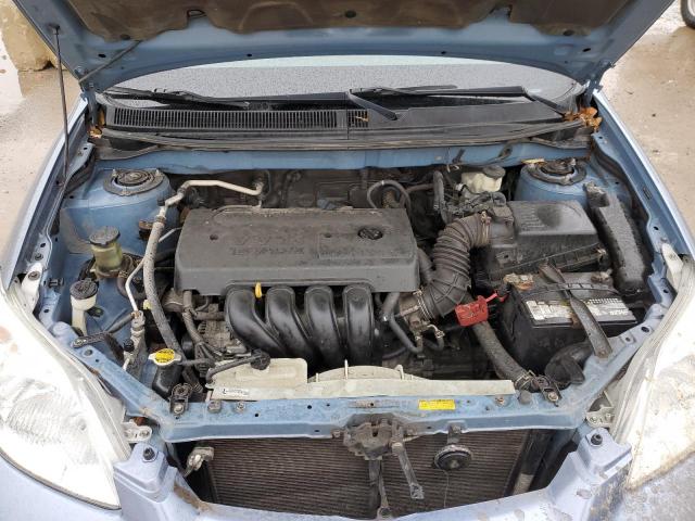 2T1KR32E68C715083 - 2008 TOYOTA COROLLA MA XR BLUE photo 11