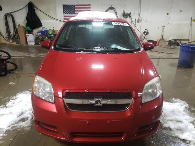 KL1TD5DE2BB170525 - 2011 CHEVROLET AVEO LS ბურგუნდია ფოტო 5