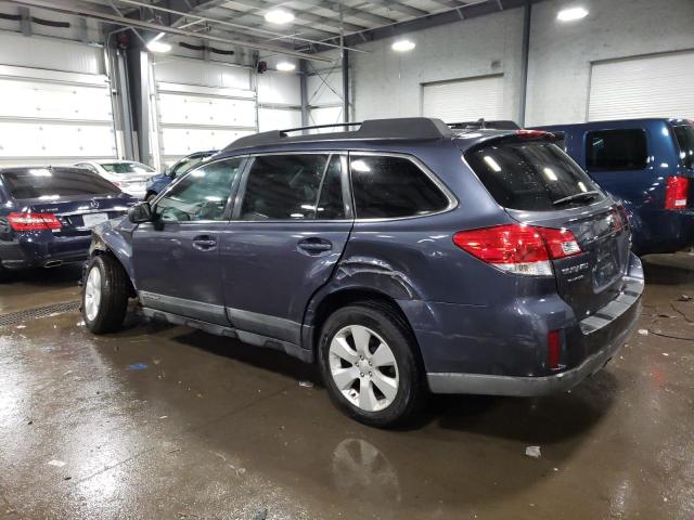 4S4BRDLC6E2234193 - 2014 SUBARU OUTBACK 3.6R LIMITED BLUE photo 2