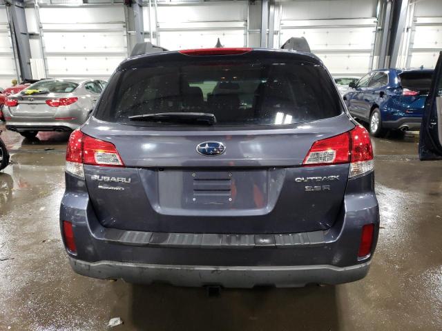 4S4BRDLC6E2234193 - 2014 SUBARU OUTBACK 3.6R LIMITED BLUE photo 6