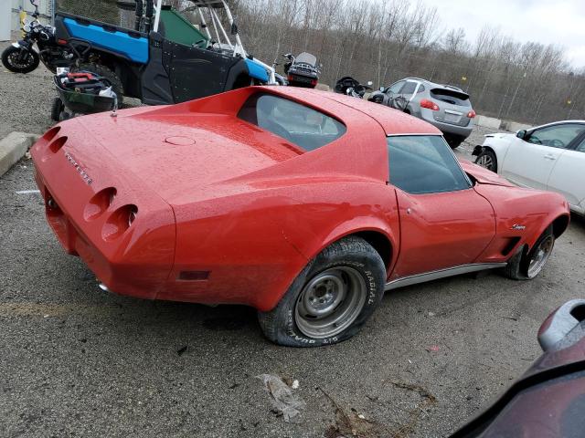 1Z37J4S433772 - 1974 CHEVROLET CORVETTE RED photo 3