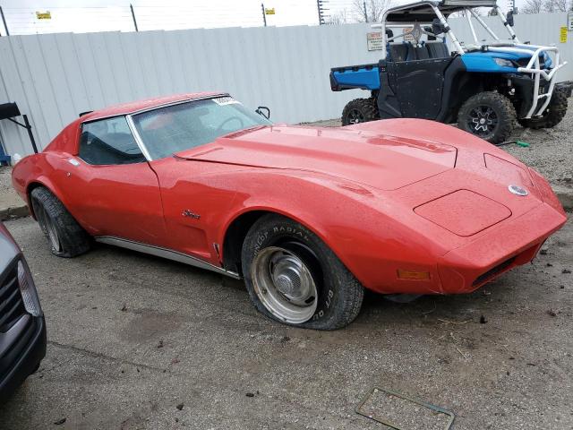 1Z37J4S433772 - 1974 CHEVROLET CORVETTE RED photo 4