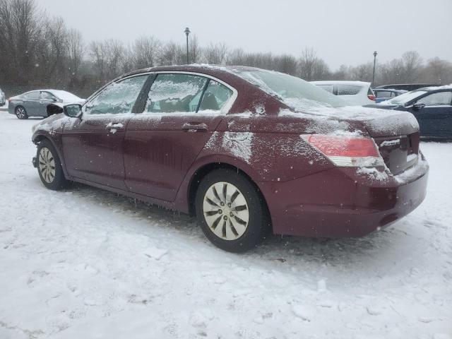 1HGCP2F34AA092944 - 2010 HONDA ACCORD LX RED photo 2