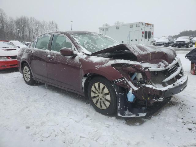 1HGCP2F34AA092944 - 2010 HONDA ACCORD LX RED photo 4