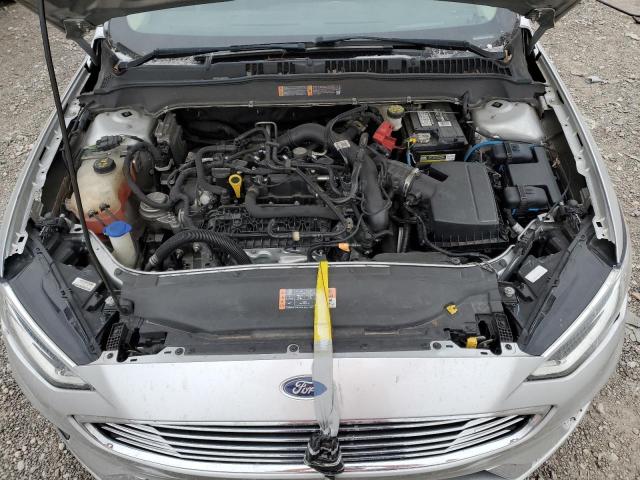 3FA6P0CDXKR138822 - 2019 FORD FUSION SEL SILVER photo 11