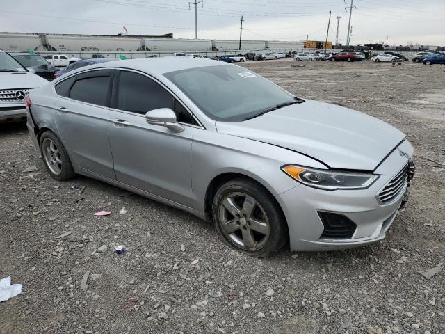 3FA6P0CDXKR138822 - 2019 FORD FUSION SEL SILVER photo 4