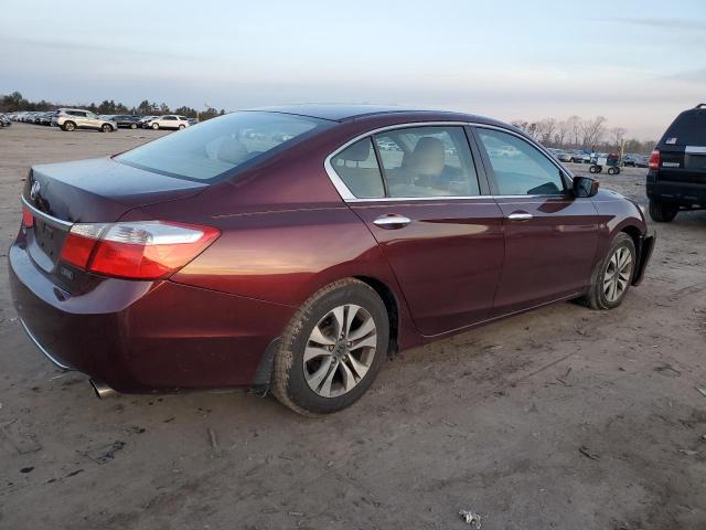 1HGCR2F39FA202629 - 2015 HONDA ACCORD LX BURGUNDY photo 3