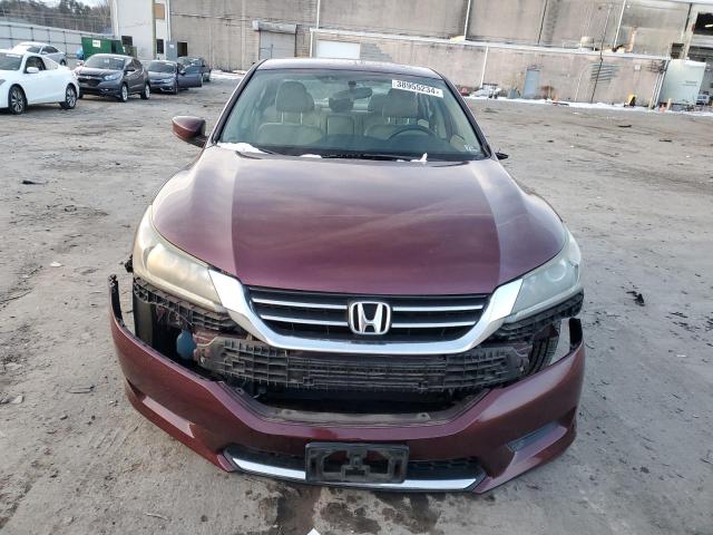 1HGCR2F39FA202629 - 2015 HONDA ACCORD LX BURGUNDY photo 5