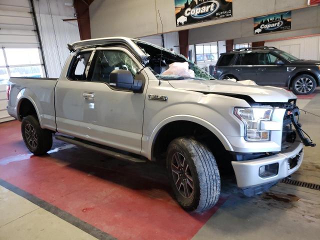 1FTFX1EF8GKF43250 - 2016 FORD F150 SUPER SILVER photo 4