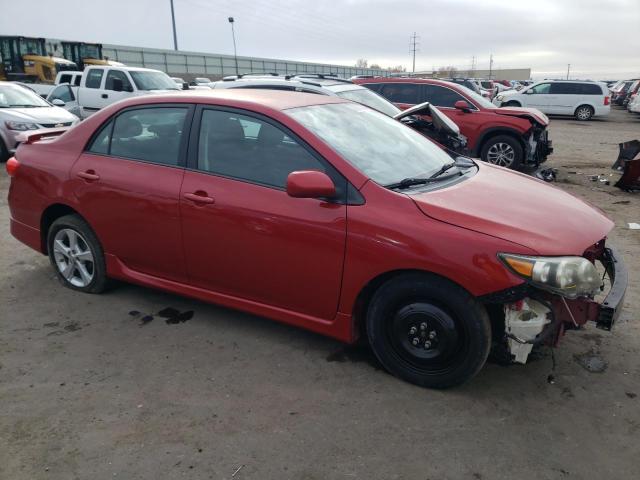 5YFBU4EE4DP105550 - 2013 TOYOTA COROLLA BASE RED photo 4