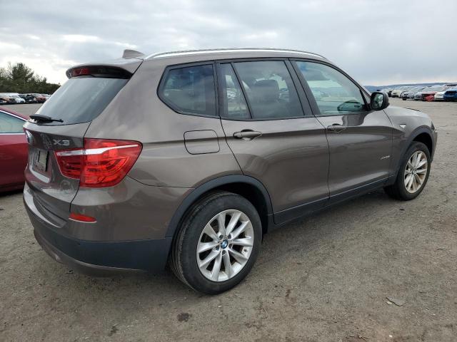 5UXWX9C52E0D35108 - 2014 BMW X3 XDRIVE2 BROWN photo 3