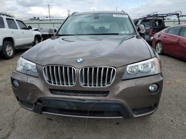 5UXWX9C52E0D35108 - 2014 BMW X3 XDRIVE2 BROWN photo 5