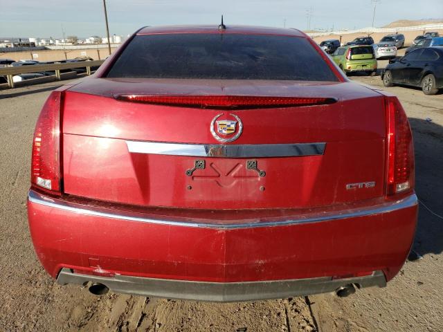 1G6DM577080124645 - 2008 CADILLAC CTS BURGUNDY photo 6