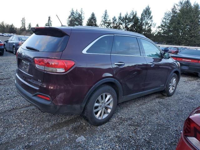 5XYPGDA51HG310756 - 2017 KIA SORENTO LX BURGUNDY photo 3