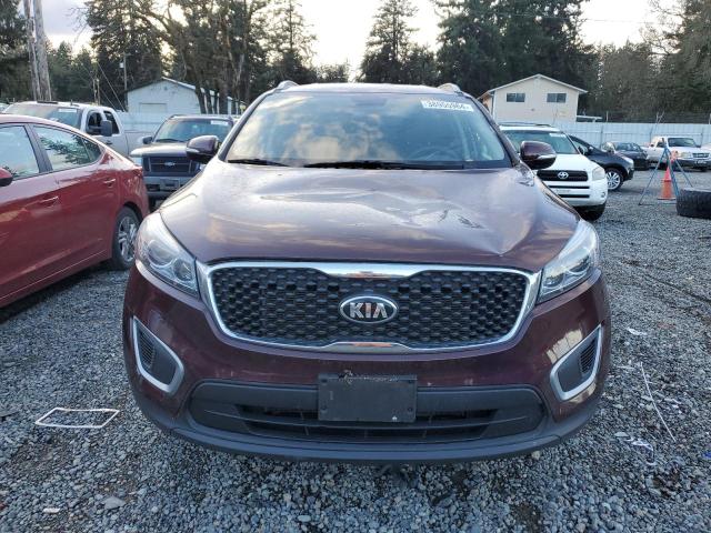 5XYPGDA51HG310756 - 2017 KIA SORENTO LX BURGUNDY photo 5