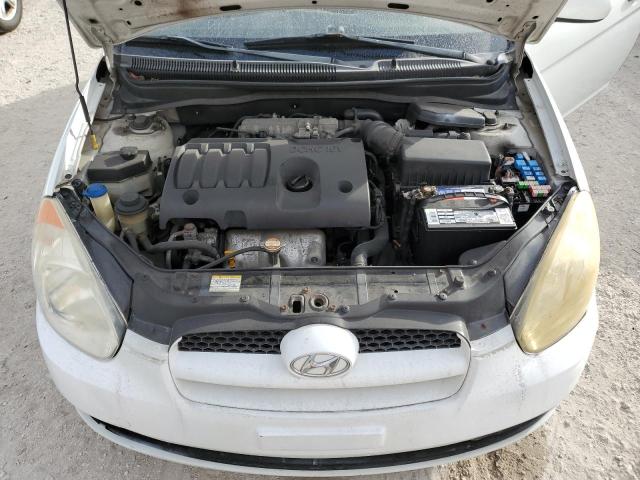 KMHCM3AC7AU166324 - 2010 HYUNDAI ACCENT BLUE WHITE photo 11