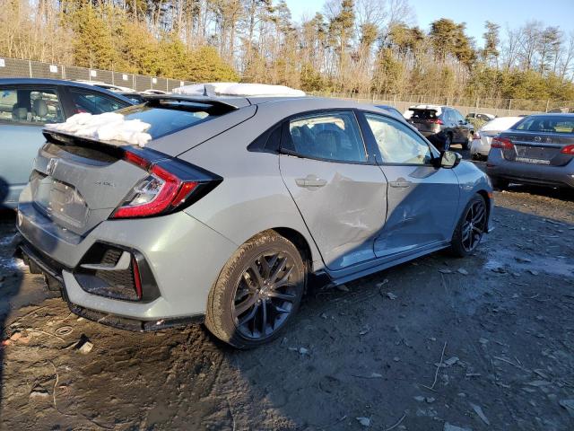 SHHFK7H4XMU229909 - 2021 HONDA CIVIC SPORT GRAY photo 3