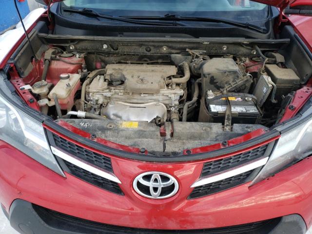 JTMRFREV5ED086484 - 2014 TOYOTA RAV4 XLE RED photo 11