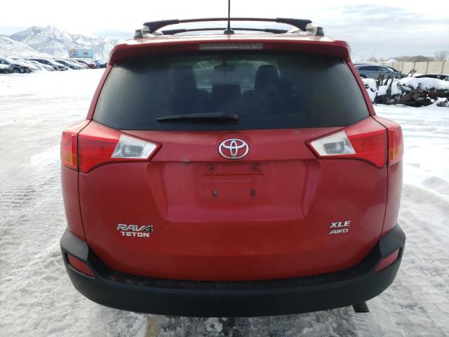 JTMRFREV5ED086484 - 2014 TOYOTA RAV4 XLE RED photo 6