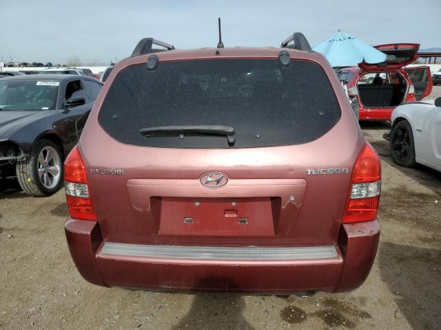 KM8JM12BX8U830661 - 2008 HYUNDAI TUCSON GLS MAROON photo 6