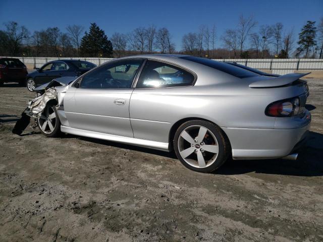 6G2VX12U76L526485 - 2006 PONTIAC GTO SILVER photo 2