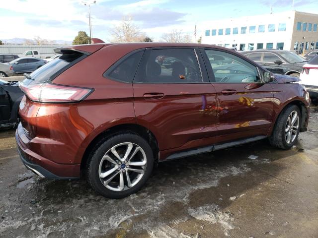 2FMTK4AP3FBC07768 - 2015 FORD EDGE SPORT BROWN photo 3