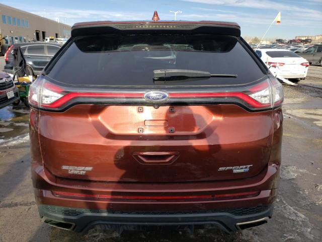 2FMTK4AP3FBC07768 - 2015 FORD EDGE SPORT BROWN photo 6