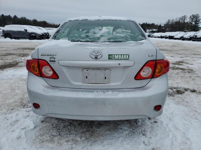 JTDBL40E599025875 - 2009 TOYOTA COROLLA BASE SILVER photo 6