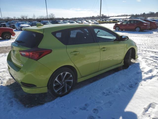 JTNKARJE4GJ507939 - 2016 TOYOTA SCION IM GREEN photo 3