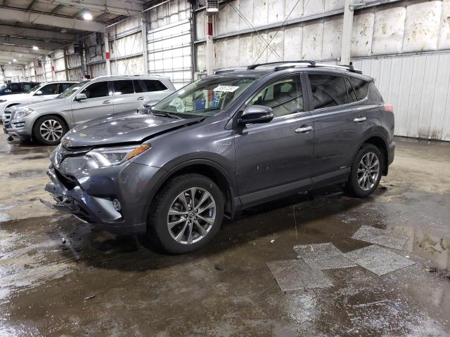 JTMDJREV8HD102335 - 2017 TOYOTA RAV4 HV LIMITED GRAY photo 1