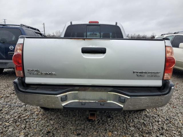 5TETU62N05Z134379 - 2005 TOYOTA TACOMA PRERUNNER ACCESS CAB SILVER photo 6