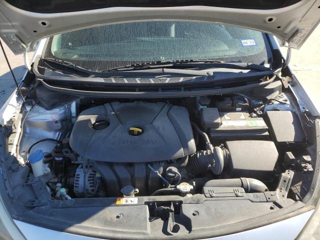 KNAFX4A68E5062611 - 2014 KIA FORTE LX SILVER photo 11