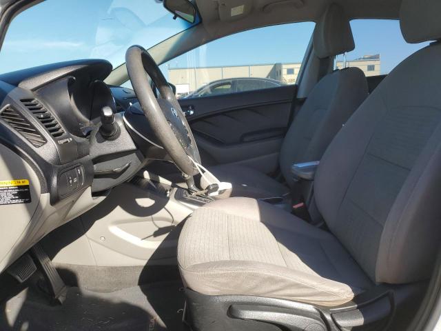 KNAFX4A68E5062611 - 2014 KIA FORTE LX SILVER photo 7