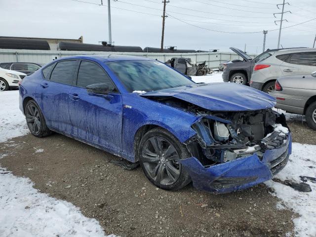 19UUB6F51NA000884 - 2022 ACURA TLX TECH A 蓝色 照片 4