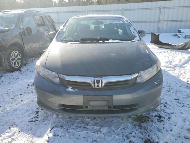 2HGFB2F55CH606673 - 2012 HONDA CIVIC LX GRAY photo 5