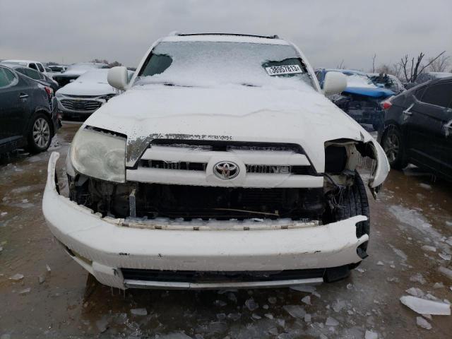 JTEZT17R840017395 - 2004 TOYOTA 4RUNNER LIMITED WHITE photo 5