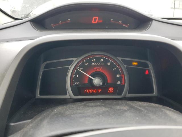 2HGFG21568H700772 - 2008 HONDA CIVIC SI BLACK photo 9