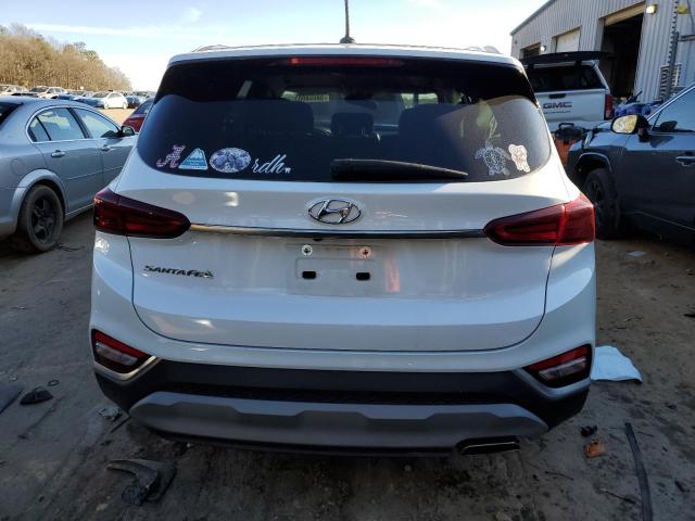 5NMS23AD6KH032203 - 2019 HYUNDAI SANTA FE SE WHITE photo 6