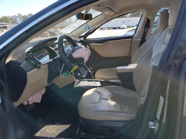 5YJSA1CGXDFP07330 - 2013 TESLA MODEL S 绿色 照片 7