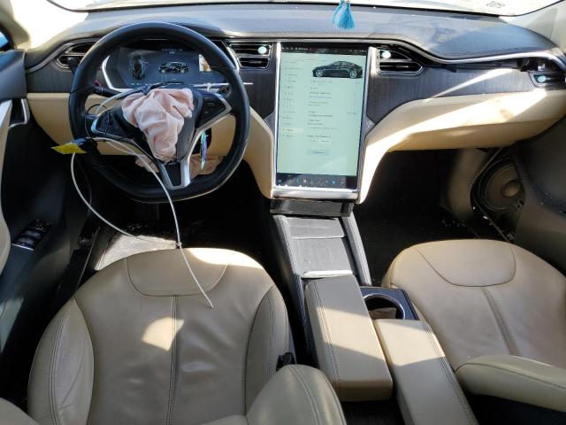 5YJSA1CGXDFP07330 - 2013 TESLA MODEL S 绿色 照片 8