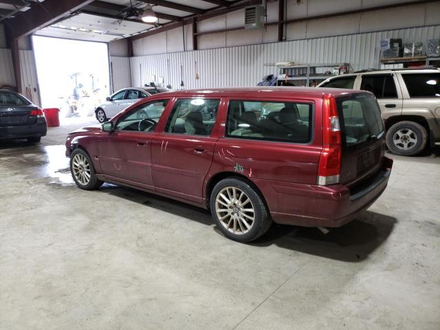 YV1SW612572656875 - 2007 VOLVO V70 MAROON photo 2