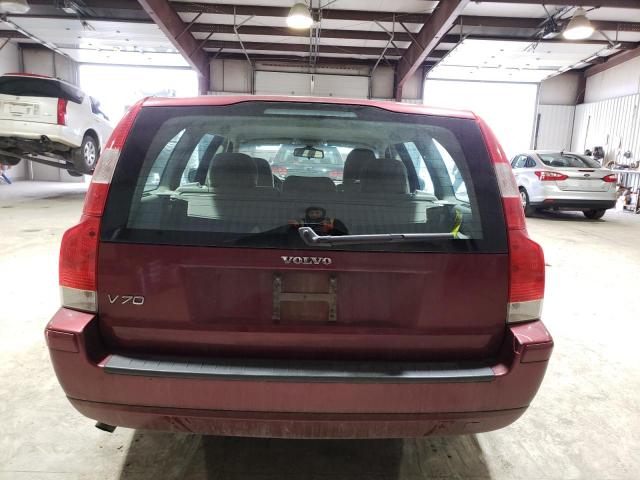 YV1SW612572656875 - 2007 VOLVO V70 MAROON photo 6