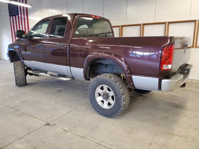 3D7KS28C15G809173 - 2005 DODGE RAM 2500 ST MAROON photo 3