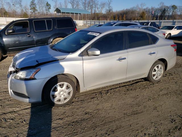 3N1AB7APXDL709789 - 2013 NISSAN SENTRA S SILVER photo 1