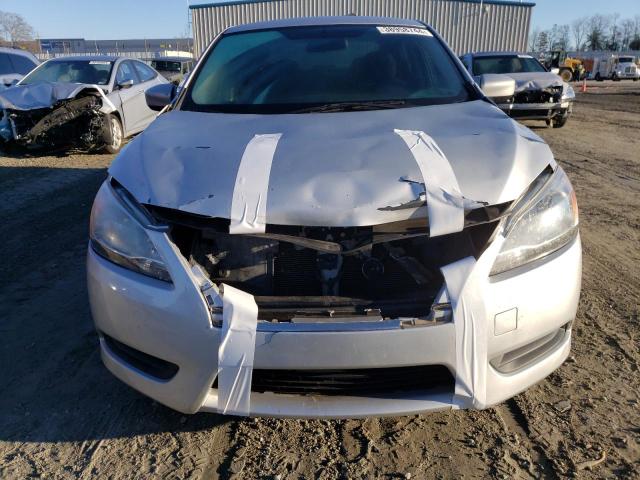 3N1AB7APXDL709789 - 2013 NISSAN SENTRA S SILVER photo 5