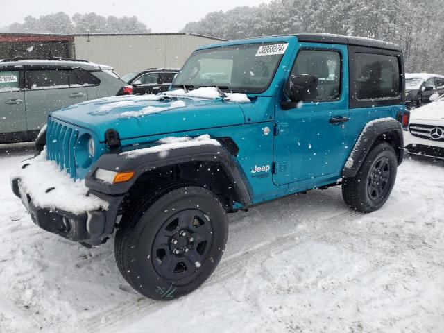 1C4GJXAG8LW156997 - 2020 JEEP WRANGLER SPORT TURQUOISE photo 1