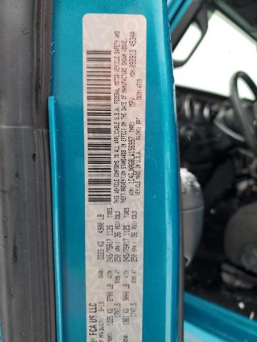 1C4GJXAG8LW156997 - 2020 JEEP WRANGLER SPORT TURQUOISE photo 12