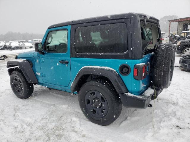 1C4GJXAG8LW156997 - 2020 JEEP WRANGLER SPORT TURQUOISE photo 2