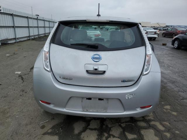 1N4BZ0CP7HC301825 - 2017 NISSAN LEAF S SILVER photo 6